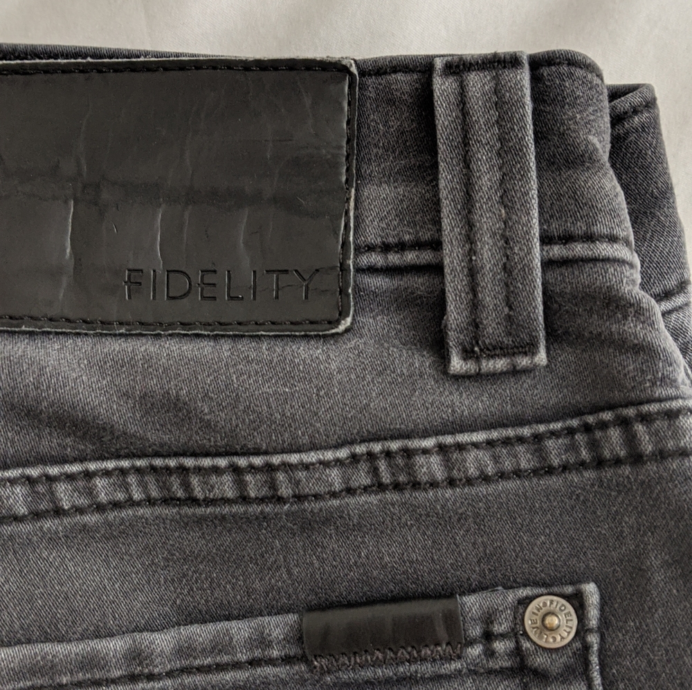 Fidelity Jeans in Faded Black